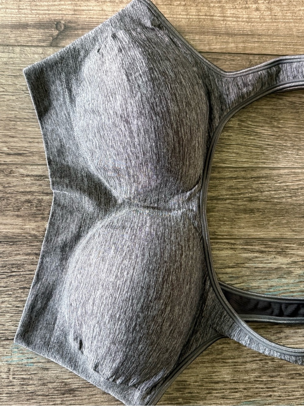Bali Gray Heather Wireless Sports Bra